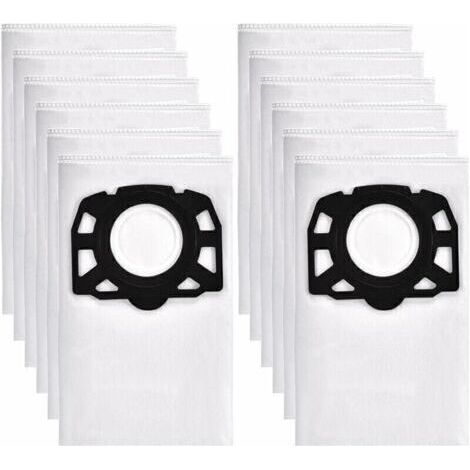 [JAMAIS UTILISÉ]12 sacs aspirateur pour Karcher WD4 WD5 WD6, convient pour Karcher MV4, MV5, MV6 Aspirateur eau et poussière (1/4)