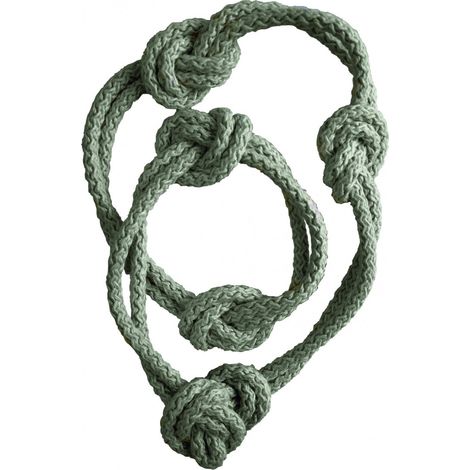 MARINA - Embrasse rideau textile aimantée Coloris - Gris (1/3)