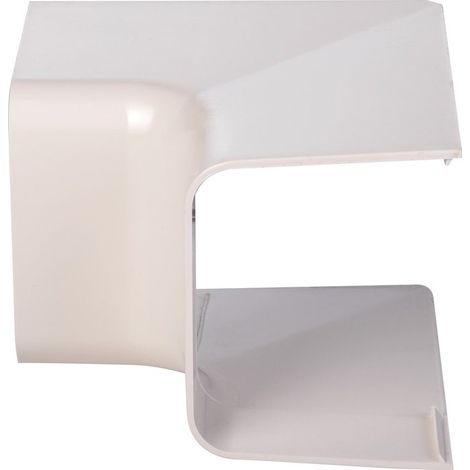 Angle intérieur 90° plastique rigide - blanc crème RAL 9001