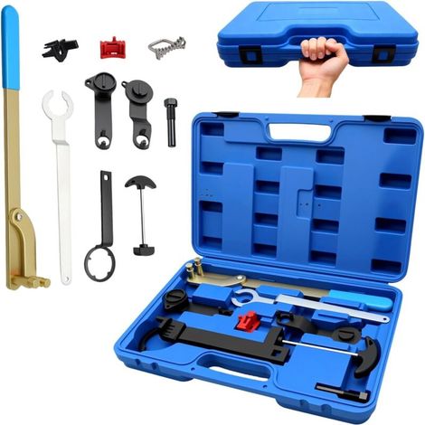 10 kit Outils de Calage de Distribution pour VAG EA211 1.0, 1.2, 1.4, 1.6L FSI TSI TFSI, pour VW, pour Audi A3, pour Golf VII, pour Jetta, pour Skoda Octavia, T10340, T10476, T10477,