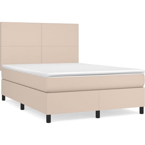 Maison Exclusive - Boxspringbett Matratze Cappuccino-Braun 140x20