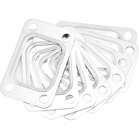 10 Pcs Turbo Inlet Manifold Gasket for Garrett T25 T28 GT25 GT28 Turbo Inlet Manifold Flange Stainless Steel Gasket Turbo Turbocharger Inlet Manifold Gasket (1/5)