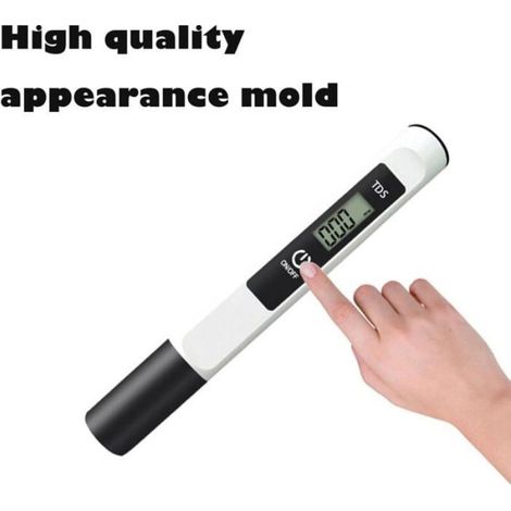 Testeur Eau - Mesure TDS 0-9990 Ppm - Écran LCD - Pour Piscine Aquarium Hydroponie - 1 Pièce (1/4)