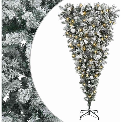 Árbol de Navidad artificial con bolas 150 cm 150 LED vidaXL (1/5)