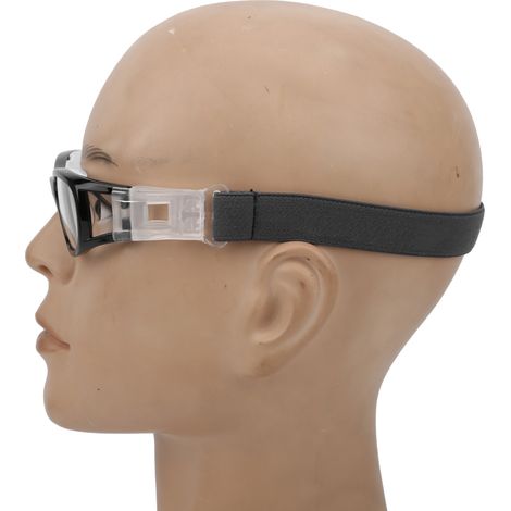 Lunettes de sport pour enfants et adolescents, réglables, pour football, cyclisme et basketball, accessoire noir (1/5)