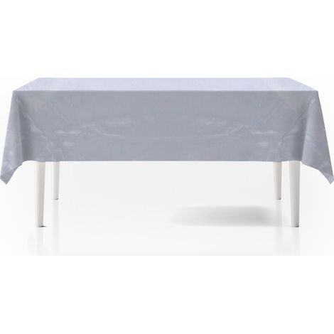 Tovaglia pratica effetto metal per tavolo di Natale 145 x 250 cm -Beige (1/3)