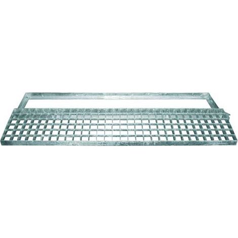Telaio con griglia zincata : Dimensione - cm 100x40