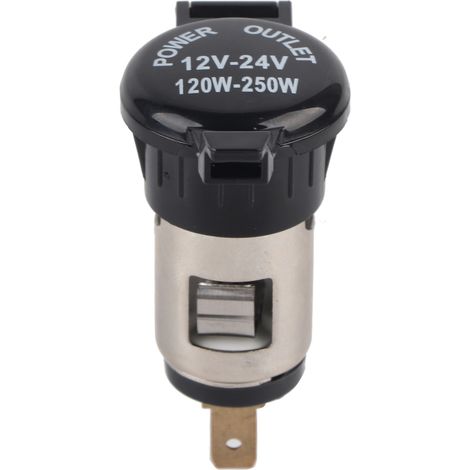 Prise allume-cigare, adaptateur allume-cigare 12-24 V prise allume-cigare femelle pour voiture moto