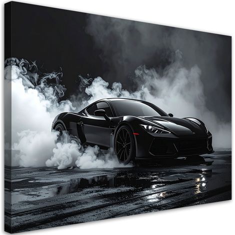 Stampe su Tela, Auto sportiva nera, 30x20 (1/5)