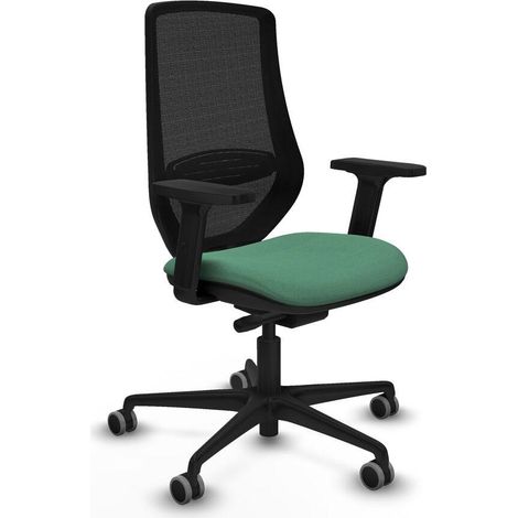 Piqueras y Crespo Mardos Chaise de bureau vert émeraude (1/3)