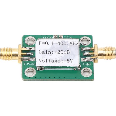 Amplificateur large bande 0,14000 MHz 20 dB, module d'amplification RF micro-ondes large bande, module LNA (1/5)