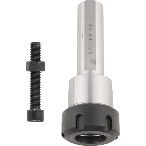 Porte-pince de serrage, rallonge à tige droite, outil de taraudage pour tour CNC SL25-ER32-80L (1/5)