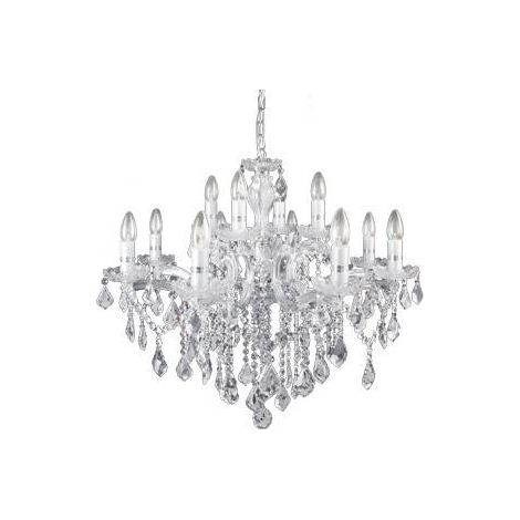Ideal Lux Florian - 12 Light Chandelier Chrome Finish, E14 (1/2)