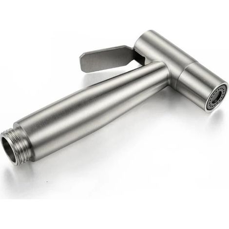 Pistolet pulvérisateur de Toilettes for siège de Salle de Bain, Dispositif de rinçage portatif en Acier Inoxydable for Nettoyage extérieur (1/5)