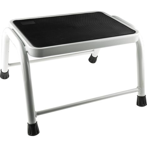 Rs Pro – Marchepied 1 marche en acier – Hauteur plateforme 0.255m – Charge maximale 150kg – Léger et portable pour usages professionnels (1/3)