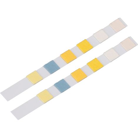 Lot de 50 bandelettes test piscine 6-en-1, mesure rapide en 15s du chlore, dureté, pH et acide cyanurique, papier détection précis pour eau de bassin (1/5)
