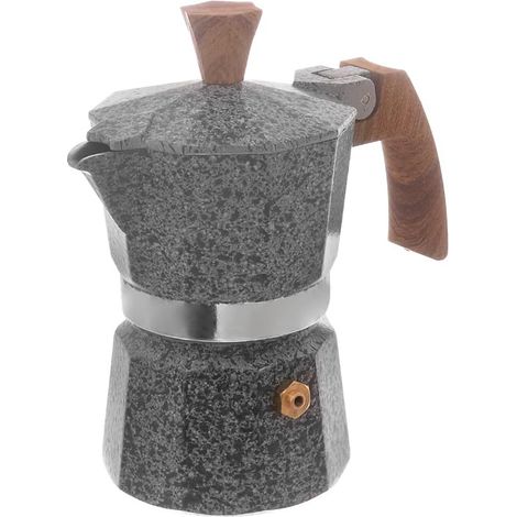 Cafetière Stone en aluminium, pour 1 tasse (1/5)