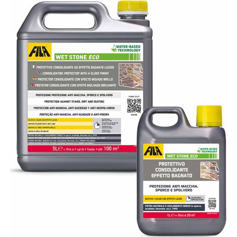 Wet Stone Eco - Protector Consolidante con Efecto Mojado / 5 L / Antimanchas