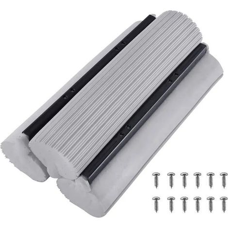 Lot de 3 Recharges de Tête de Balai Éponge – Super Absorbantes, Pour Cuisine et Salle de Bain gris SERPILLERE (1/4)