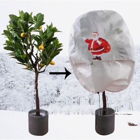 Housse hivernage pour Plantes 80x110cm, Sac De Couverture Antigel Pour Plantes, Veste Antigel avec Couverture Antigel pour Arbustes et Arbres, Outil De Jardinage, sacs de protection contre le gel (1/5)
