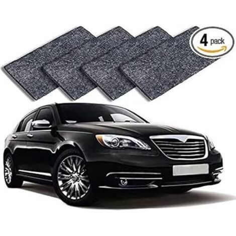 Lot de 4 chiffons à paillettes nano, anti-rayures, pour réparation des rayures de voiture, pour polissage de surface multi-usages, pour réparation des rayures de voiture (1/4)