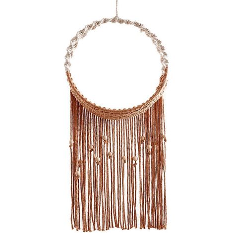 Makramee-Wanddeko-Halter, Boho-Hängeregal aus Webkunst