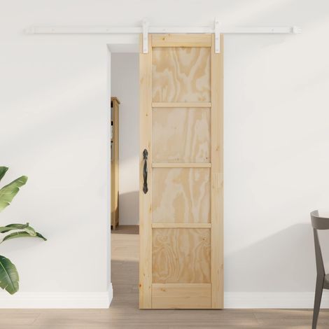 Puerta Corredera Natural y  61 x 198,5 cm