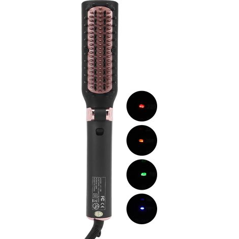 Brosse Lisseuse Électrique à Chaleur Rapide avec Réglage de Température et Design Pliable (1/5)