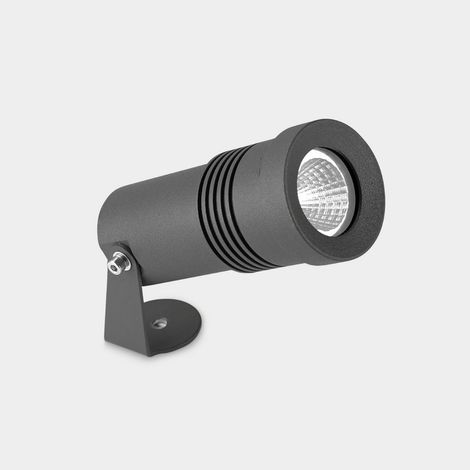 LEDS C4 Micro ø70mm Luminaire LED Extérieur Urbain Gris IP65 IK04 3000K