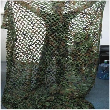 2M X 3M Camouflage Net Woodlands Leaves Couverture Camo Pour Camping Chasse (1/4)