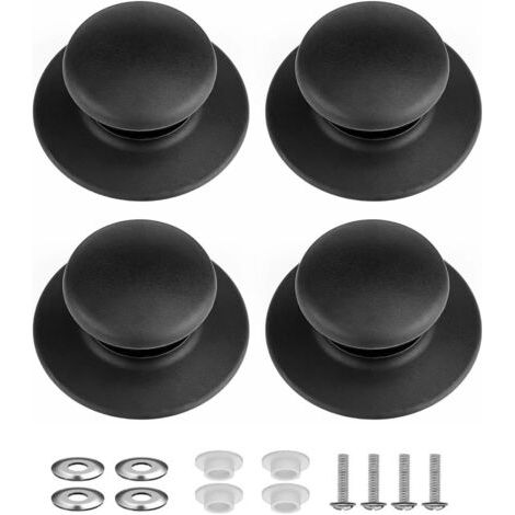 BUNTHAUS Lot de 4 boutons de poignée de rechange pratiques pour couvercles de mijoteuse et poignées confortables (1/5)