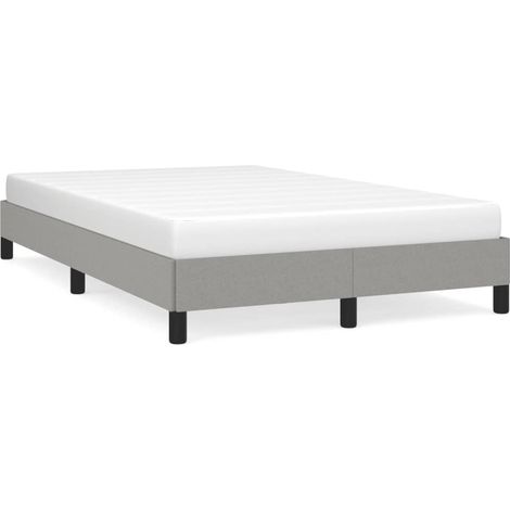 Maison Exclusive - Giroletto senza Materasso Grigio Chiaro 120x190 cm in Tessuto (1/5)