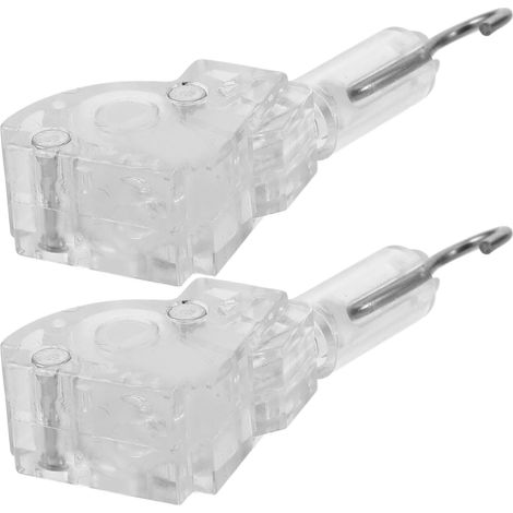 Accessoire pour Stores Horizontaux 2pcs, Mécanisme D'inclinaison en Plastique et Métal, Résistant à l'usure, Facile à Installer pour Tringle de Rideau (1/5)