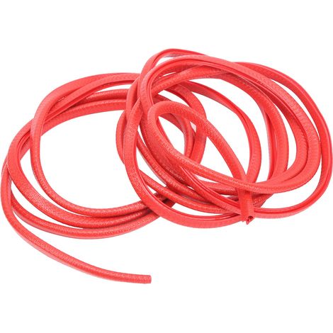 Bande de Protection Antichoc pour Portière de Voiture 10m, Joint d'Étanchéité AntiRayures, Bord Protection Universel (Rouge) (1/5)