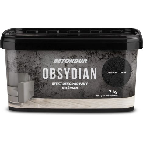 Betondur effetto cemento decorativo per pareti - Nero - 7 kg
