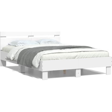 Maison Exclusive - Estructura cama con cabecero madera ingeniería (1/5)
