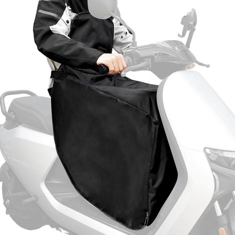 Couvre-jambes de scooter – Couverture coupe-vent pour moto – Chauffante d'hiver pour scooter, genoux imperméables, accessoires (1/5)