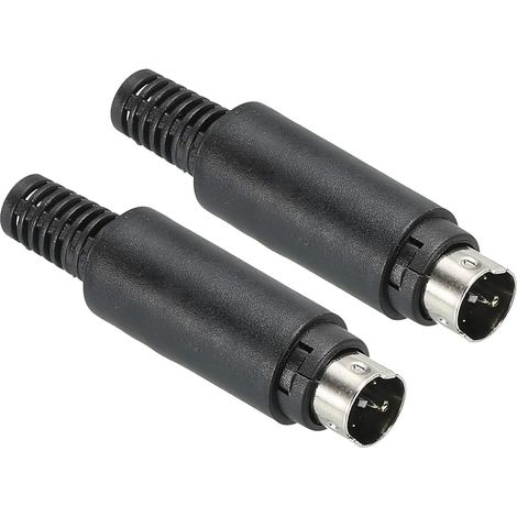S-Vidéo DIN Mini Mâle Prise 3 Broche Signal Transmission pour TV, Lecteur DVD (1/5)