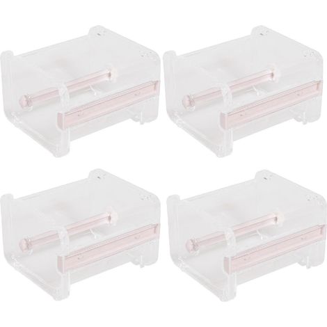 Lot de 4 distributeurs de ruban Washi transparents et visibles pour usage de bureau DPWHBYV (1/4)