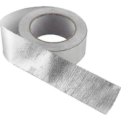 Rouleau de ruban isolant thermique en aluminium pour tuyau d'échappement automobile (25 m) (1/4)