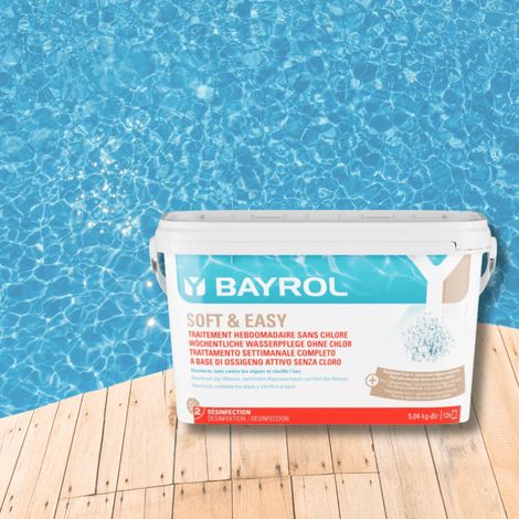 Pack de 2 Soft & Easy 20m3 à base oxygène actif pour piscine BAYROL (1/5)