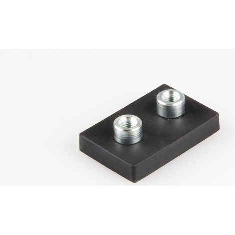 Magna-C Gummiertes Magnetsystem 35x22,5x6mm Gewindebuchse (1/3)