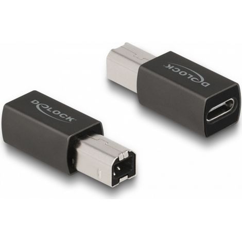 Delock USB 2.0 Adapter [1x USB 2.0 Stecker B - 1x USB-C® Buchse] 65839 (1/3)