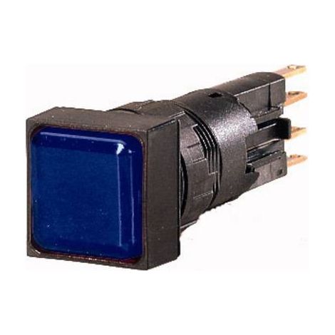 Voyant lumineux plat bleu +lampe à incandescence 24 V EATON Q18LF-BL/WB (1/2)