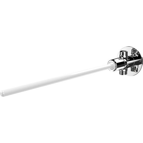Delabie – Robinet poussoir temporisé 435 mm – Commande fémorale sans contact – Économie d'eau 85 % – Débit ajustable 1,5 à 6 l/min – 735400