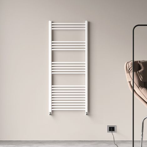 AICA Sanitär Handtuchtrockner Heizkörper Badheizkörper Seittenanschluss Handtuchwärmer 1800x500mm Anthrazit 922W (1/5)