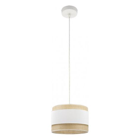 FABRILAMP Verstellbare Hängeleuchte Modell Kandy 1 Licht Natur/weiß