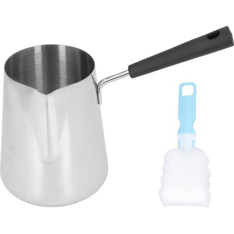 Pot à café de Dinde D'acier Inoxydable de Réchauffeur de Beurre de 1000 Ml, Pot de pour Pot de Chaleur de café, Pot de de Chauffage de café avec Bec Verseur pour le café à la.