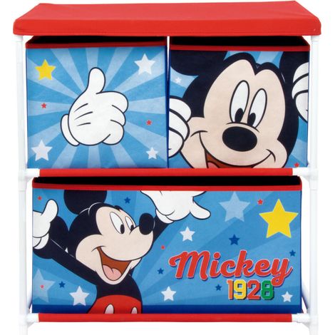 Meuble de rangement à 3 paniers Disney Mickey