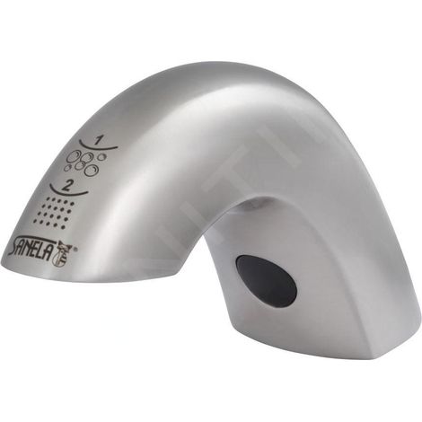 Sanela Robinet infrarouge - Mitigeur de lavabo automatique avec électronique ALS, alimentation réseau, inox SLU 45MD (1/4)
